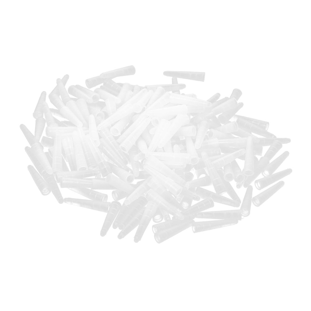 OHPHCALL 200pcs Tweezers Protective Covers Non-Slip Tip Sleeves for Stainless Steel Tweezers Safe and Portable Replacement for Dolphin and Bend Clips for Laboratory and Craft Use