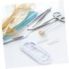 OHPHCALL 200pcs Tweezers Protective Covers Non-Slip Tip Sleeves for Stainless Steel Tweezers Safe and Portable Replacement for Dolphin and Bend Clips for Laboratory and Craft Use view 3
