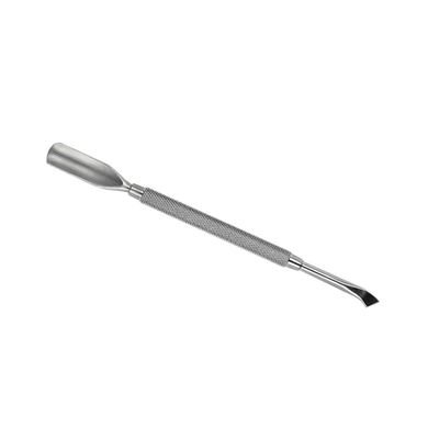 VINTORKY Stainless Steel Double-ended Cuticle Pusher Tool for Nail Art Ergonomic Dead Skin Remover Durable Nail Exfoliating Scrub for Professional and Personal Use