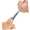 VINTORKY Stainless Steel Double-ended Cuticle Pusher Tool for Nail Art Ergonomic Dead Skin Remover Durable Nail Exfoliating Scrub for Professional and Personal Use view 4