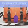 ASAKKURA Essential Oil Storage Bag Compartments Bottle Pouch Organizer for Essential Oil Holder view 2