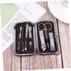 Didiseaon 7pcs Professional Manicure Set Nail Clippers Scissors Trimmer Nail Care Kit Catcher for Home Use view 4