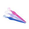 VINTORKY 3pcs Stainless Steel Eyebrow Trimmers for Women Brow Razor Facial Razors Portable Beauty Makeup Tools Hair Non-Slip Grip Travel-Friendly view 1