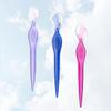 VINTORKY 3pcs Stainless Steel Eyebrow Trimmers for Women Brow Razor Facial Razors Portable Beauty Makeup Tools Hair Non-Slip Grip Travel-Friendly view 2