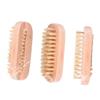 Didiseaon 4pcs Double-sided Nail Brush Wood Bristle Massage Brush for Nail Dust Cleaning Manicure and Pedicure Tools for Salon and Home Use view 1