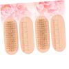 Didiseaon 4pcs Double-sided Nail Brush Wood Bristle Massage Brush for Nail Dust Cleaning Manicure and Pedicure Tools for Salon and Home Use view 4