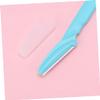 VINTORKY 30pcs Stainless Steel Eyebrow Razors Portable Facial Trimmers Makeup Tool for Women Girls Ladies Easy to Clean Non-slip Grip view 4