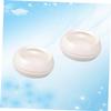 VINTORKY 2pcs Portable Double Layer Loose Powder Container Mesh Interlayer Travel-friendly Cosmetic Case for Women and Girls Material view 2
