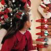 10PCS Christmas Hair Clips,Cute Red Christmas Hat Antlers Santa Clause Reindeer Snowman Hair Clips Metal Snap Hair Barrettes, Xmas Hair Accessories Gifts for Women view 4