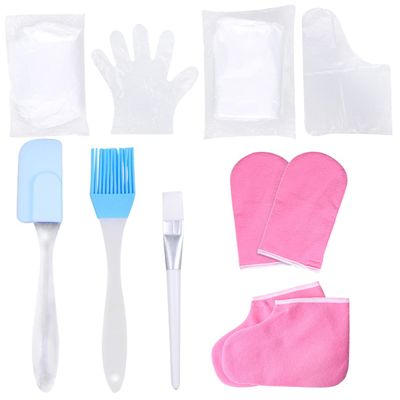 Didiseaon Moisturizer Foot Care Supplies Paraffin Wax Gloves for Hand and Foot Treatment Random Color