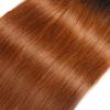 12 14 16 Inch 1B30 Bundles Ombre Straight Human Hair Bundles Brazilain Color 30 Straight Bundles Virgin Hair Two Tone Black And Light Brown Bundles Hair Weave view 4