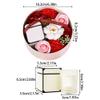 Aromatherapy Candle Gift Set for Women, Soap Flower Gift Box, Aromatherapy Candle, Flower Soap in Gift Box with Candle for Valentine Day Wedding Christmas Festival Gifts view 2