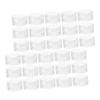 IWOWHERO 30pcs Cream Sample Jars Transparent Containers for Face Cream Moisturizers Lotions Travel-friendly Cosmetic Storage for Easy Portability view 1