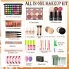 Girls Makeup Kit Full Set: 40-Color Eyeshadow, Foundation, Contour Stick & More view 2