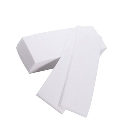 IWOWHERO 100pcs Soft Flexible Hair Removal Wax Strips Paper Facial Waxing Kit Strips Comfortable Texture for Salon Use
