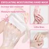 JunKuJK 6PCS Hand Masks,Hydrating Hand Masks Moisturizing Gloves Overnight for Dry Cracked Hands,Daily Hand Care Hand Masks Gift Set for Women and Men I view 4