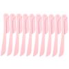Healeved 10pcs Eyebrow Foldable Eyebrow Trimmers for Precise Grooming Portable and Easy to Design for Women view 1