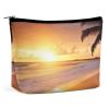 TKJMCSW Tropical Beach Sunset Makeup Bag for Women Large Capacity Toiletry Bag Portable Make Up Organizer Cosmetics Bag Travel Bag for Cosmetic Storage Bag for Travel Work view 1