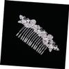 BIUDECO Crystal Rhinestone Hair Side Comb Headdress for Women and Girls Elegant Wedding Inserted Comb Accessory Material for Bridal and Special Occasions view 4