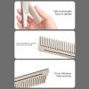 XZQYDS Stainless Steel Beard Comb for Men Ergonomic Grooming Tool for Styling and Shaping Foldable Wide Tooth Beard Comb view 4