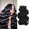 Syrenlore Raw Vietnamese Human Hair Bundles Body Wave Sew In Thick Bundles 100% Unprocessed Raw Vietnamese Virgin Human Hair Bundles Bodywave Quick Weave 3 Hair Bundles for Black Women 10 12 14 Inch view 1