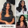 Syrenlore Raw Vietnamese Human Hair Bundles Body Wave Sew In Thick Bundles 100% Unprocessed Raw Vietnamese Virgin Human Hair Bundles Bodywave Quick Weave 3 Hair Bundles for Black Women 10 12 14 Inch view 2