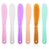 6Pcs Large Plastic Cosmetic Spatula Face Mask Spatula Plastic Cosmetic Spatula Reusable Cosmetic Mask Mixing Spoon Jelly Mask Spatula Stick Applicator for Skin Care DIY Mask Mixing and Sampling view 1