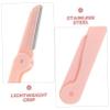 Healeved 3pcs Double Head Eyebrow Scissors Eyebrow Trimmer Razor Face Trimmer Makeup Tool view 3