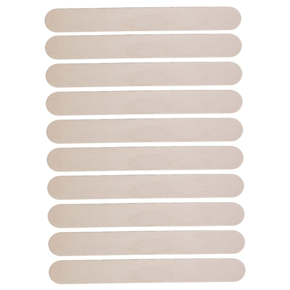 OHPHCALL Wax Applicator Sticks 10pcs Wooden Hair Removal Tools Wax Spatula Easy Waxing for Anywhere
