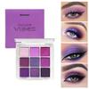 9 Colors Eyeshadow Palette - Purple Eyeshadow Theme, High Pigmented Blendable Matte & Glitter Shimmer Finishes, 24-Hour Long Lasting Mauve Eye Makeup for Christmas & Music Festivals(Purple) view 2