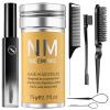 Slick Back Hair Brush Wax Stick Set for Flyaways Stocking Stuffers for Kids Women Christmas/Birthday Gifts Hair Accessories for Women Girl Teen Girls Trendy Stuff, Hair Styling Tools Baby Hairs Gel view 1