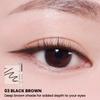 CLIO Sharp So Simple Waterproof Pencil Liner, Eye Pencil, Rich Hyper-Pigmented Color, Smooth Creamy Application, Long-Wearing Matte Finish (4 Colors) (03 BLACK BROWN) view 4