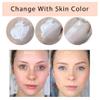 2PCS TLM Color Changing Foundation, Flawless Colour Changing Warm Skin Tone Liquid Foundation for Mature Skin, Waterproof Moisturizing Foundation Makeup Base Nude Concealer Full Coverage SPF15 view 4