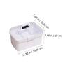 Didiseaon Professional Cosmetic Large Makeup Case Portable Plastic Nail Art Storage Box Easy to Use view 3