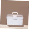 Didiseaon Professional Cosmetic Large Makeup Case Portable Plastic Nail Art Storage Box Easy to Use view 4