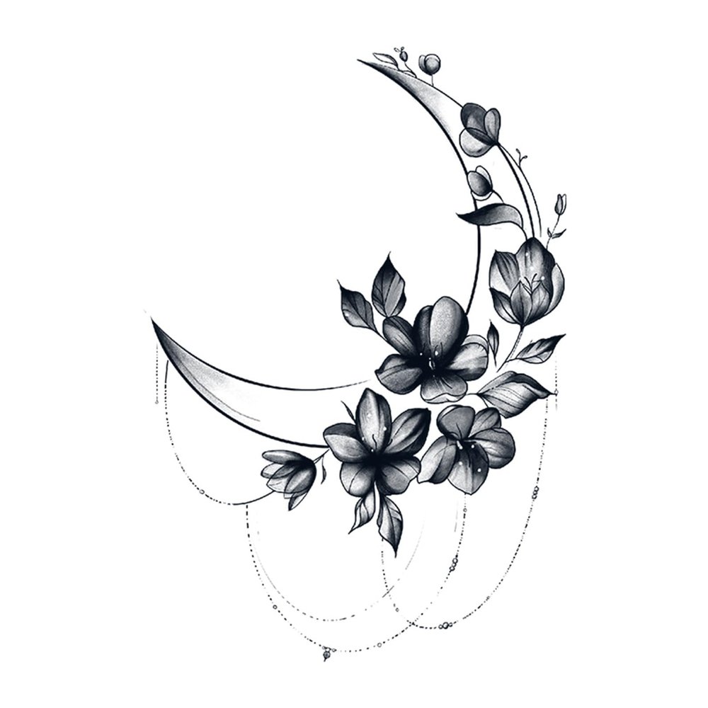 2pcs Fake Temporary Tattoos For Women Leaves Tatoos Body Art
