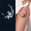 2pcs Fake Temporary Tattoos For Women Leaves Tatoos Body Art view 2