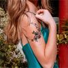 2pcs Fake Temporary Tattoos For Women Leaves Tatoos Body Art view 3