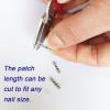 Titanium Alloy Silicone Ingrown Toenail Treatment, Designed for Curved Nail Repair,Ingrown Toenail Corrector at Home, Ingrown Toenail Removal Kit, Cuttable Suitable for Any Toenail Size,Reusable view 3