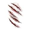 2pcs Temporary Tattoo Stickers, Realistic Surgical Wounds and Scars, Waterproof Fake Wound Stickers,(Brown) view 1