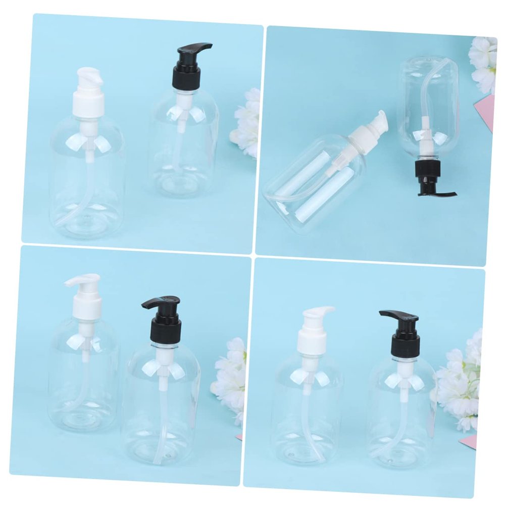 Refillable Plastic Lotion Bottle 350ml 4 Pack for Conditioner
