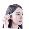 Baluue 3PCS Portable Eyebrow Razors Set Stainless Steel Eyebrow Trimmers for Women Random Color Removal Tool view 1