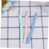 Baluue 3PCS Portable Eyebrow Razors Set Stainless Steel Eyebrow Trimmers for Women Random Color Removal Tool view 2