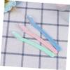 Baluue 3PCS Portable Eyebrow Razors Set Stainless Steel Eyebrow Trimmers for Women Random Color Removal Tool view 4