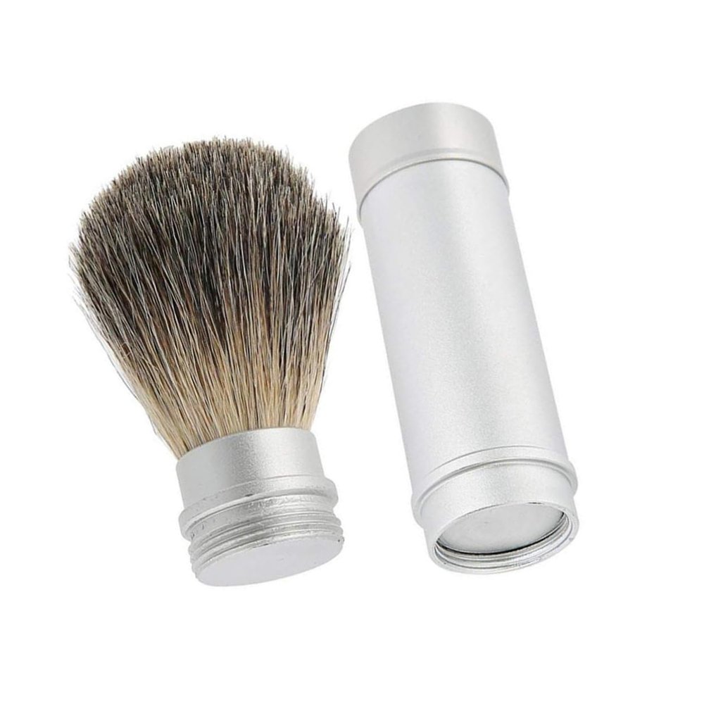 Baluue Men's Shaving Brush Boar Bristle Shaving Brush for Men Aluminum Handle