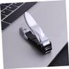 Didiseaon Professional Stainless Steel Nail Clippers Edge Nail Nipper Finger Trimmer Cuticle Tools for view 4