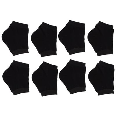 Didiseaon 10pairs Reusable Toeless Socks Foot Supply for Women Soft Elastic Heel Socks Moisturizing Protection