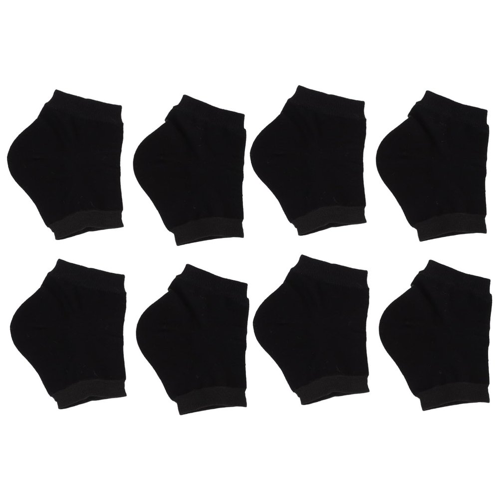Didiseaon 10pairs Reusable Toeless Socks Foot Supply for Women Soft Elastic Heel Socks Moisturizing Protection