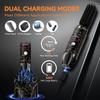Beard Straightener for Men, Cordless Beard Heated Brush and Hair Straightener Hot Comb with 3 Temp Settings, Anti-Scald, Ionic Technology for Home Travel view 3