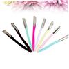 Baluue Eyebrow Trimmers Set 10pcs Stainless Steel Eyebrow Razor Portable Makeup Tool Kit Non-Slip Design Perfect for Home Travel Random Color view 4